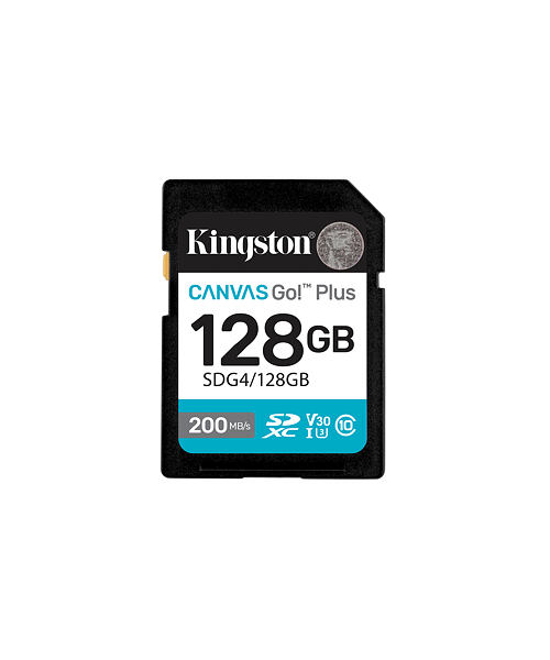 Kingston Canvas Go Plus/SDXC/128GB/UHS-I U3 / Class 10