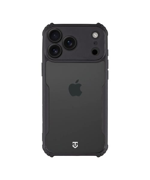 Tactical Quantum Stealth Kryt pro Apple iPhone 17 Pro Max Clear/Black