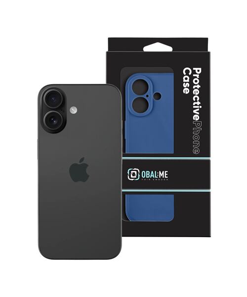 OBAL:ME Matte TPU Kryt pro Apple iPhone 17 Dark Blue