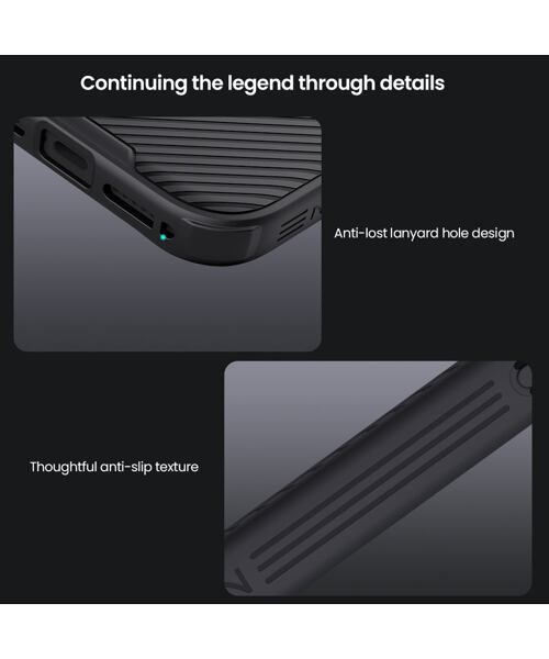 Nillkin CamShield PRO Magnetic Zadní Kryt pro Apple iPhone 17 Pro Black