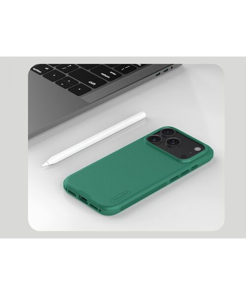 Nillkin Super Frosted PRO Zadní Kryt pro Apple iPhone 17 Pro Dark Green