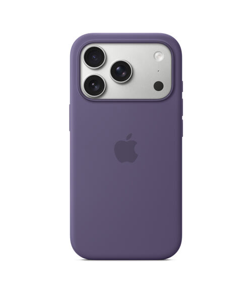 APPLE iPhone 17 Pro Silicone Case with MS – Purple Fog