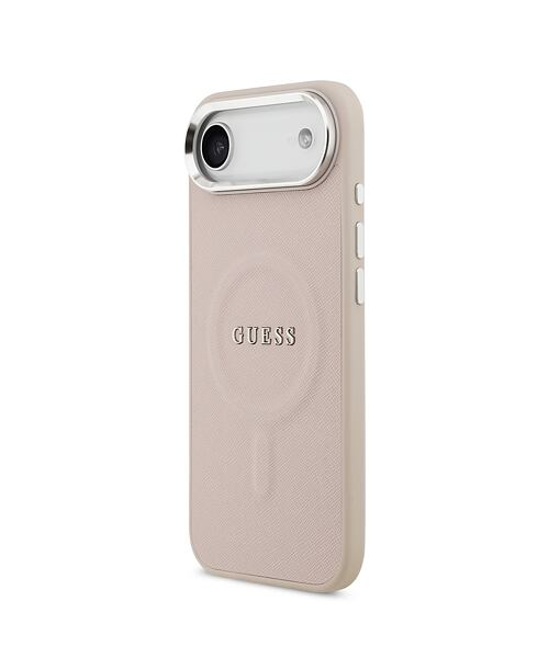 Guess PU Saffiano MagSafe Zadní Kryt pro iPhone Air Pink