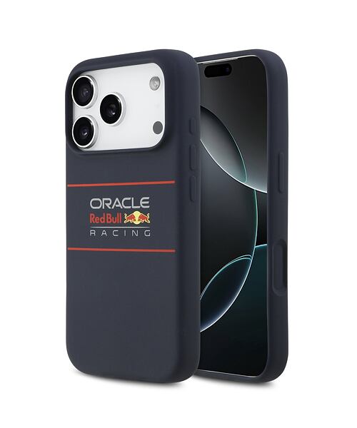 Red Bull Silicone Horizontal Logo MagSafe Zadní Kryt pro iPhone 17 Pro Navy