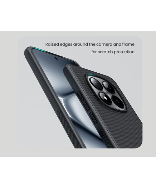 Nillkin Super Frosted PRO Zadní Kryt pro Xiaomi Redmi Note 15 Pro+ 5G Black