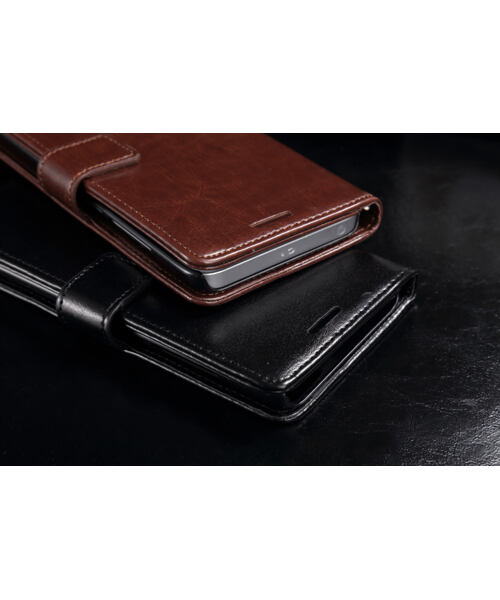 Kožený flipcase pro Xiaomi Redmi Note 5 (OEM)