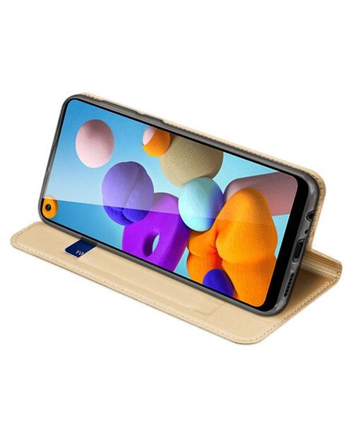 Dux Ducis Skin Pro Case pro Samsung Galaxy A21 - zlatá