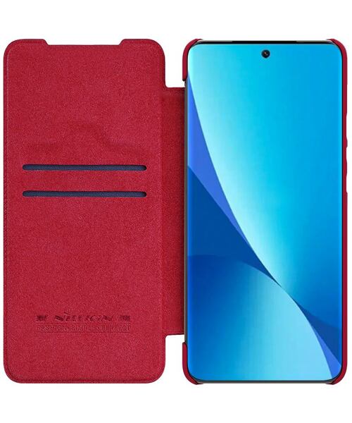 Qin book pouzdro pro Xiaomi 12 Lite (Nillkin) Červená