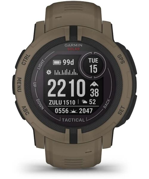 Garmin Instinct 2 Solar Tactical Edition Coyote Tan