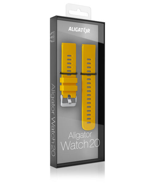 Aligator Řemínek silikonový 20mm