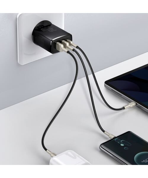 Baseus CCXJ-E01 Compact Quick Nabíječka USB-C 30W Black