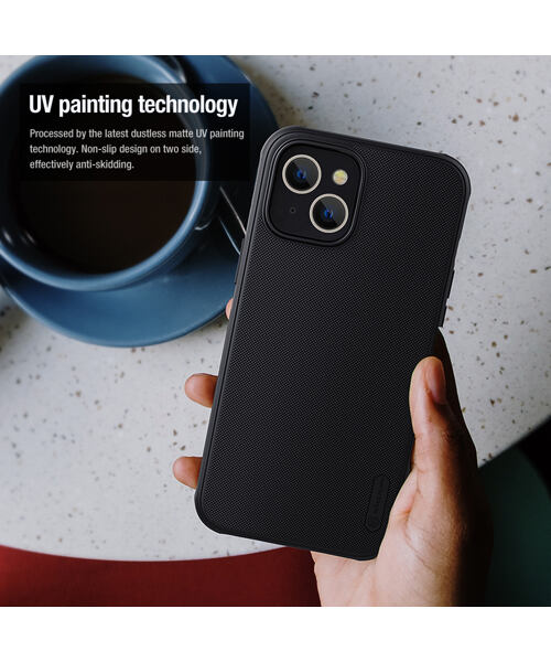 Nillkin Super Frosted PRO Magnetic Zadní Kryt pro Apple iPhone 13/14 Blue