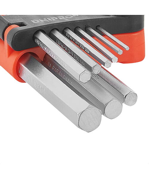 Sada šestihranných klíčů 9 ks. Dnipro-M