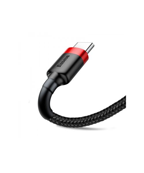 Baseus datový kabel Cafule USB-C 2m 2A červeno-černý