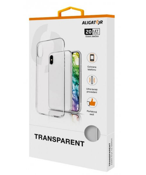 Pouzdro TRANSPARENT ALIGATOR Xiaomi Redmi Note 12 Pro+