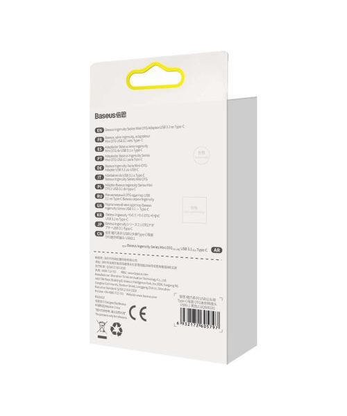 Baseus Ingenuity Mini OTG Adaptér z USB-C na USB-A Black