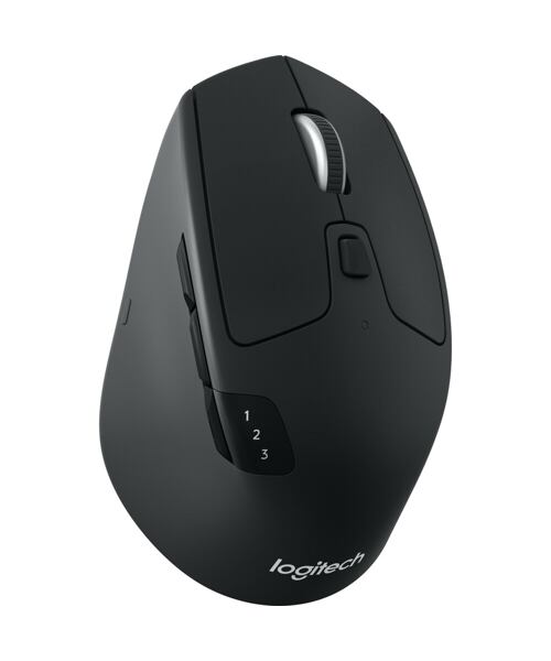 Logitech M720/Ergonomická/Optická/Pro praváky/1 000 DPI/Bezdrátová Bluetooth/Černá
