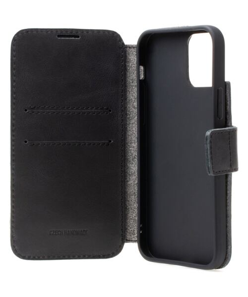 Kožené pouzdro typu kniha FIXED ProFit pro Apple iPhone 14 Plus, černé
