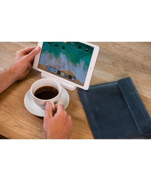 Kožené pouzdro FIXED Oxford pro všechny modely Apple iPad s úhlopříčkou displeje 10-11", modré