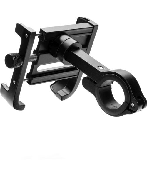 Hliníkový držák mobilního telefonu na kolo FIXED Bikee ALU 2 s otočnou hlavou, černý