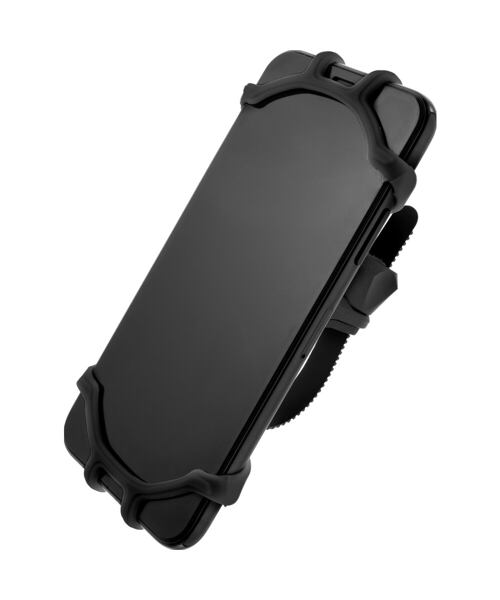 Silikonový držák mobilního telefonu na kolo FIXED Bikee, černý