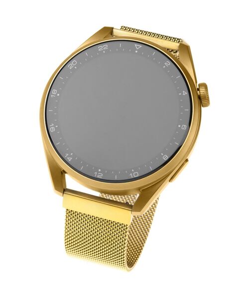 Síťovaný nerezový řemínek FIXED Mesh Strap s Quick Release 20mm pro smartwatch, zlatý