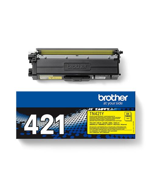 Brother TN-421Y, toner yellow, 1 800 str.