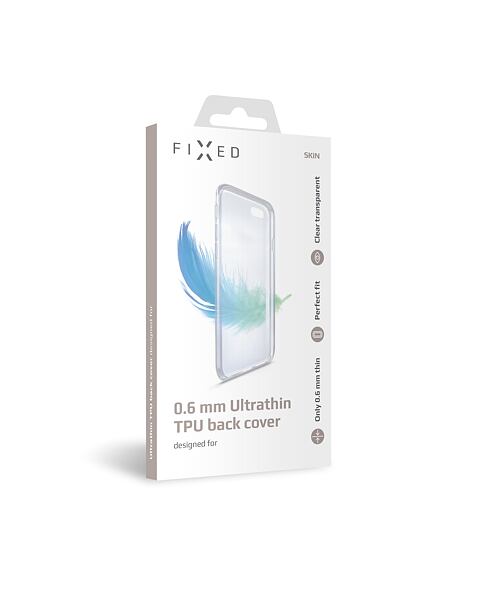 Ultratenký TPU gelový kryt FIXED Story Slim pro Apple iPhone 11, 0,6 mm, čirý