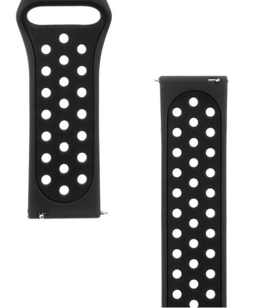 Tactical 234 Double Silikonový Řemínek 22mm Black