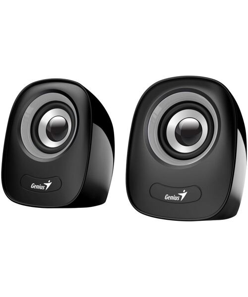 GENIUS repro SP-Q160 Iron Grey, 2.0, 6W, USB napájení, 3,5" jack, černo-šedé