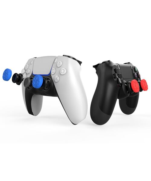 iPega P5029 Silikonové Krytky Ovládacích Páček pro PS5/PS4 4ks Red/Blue