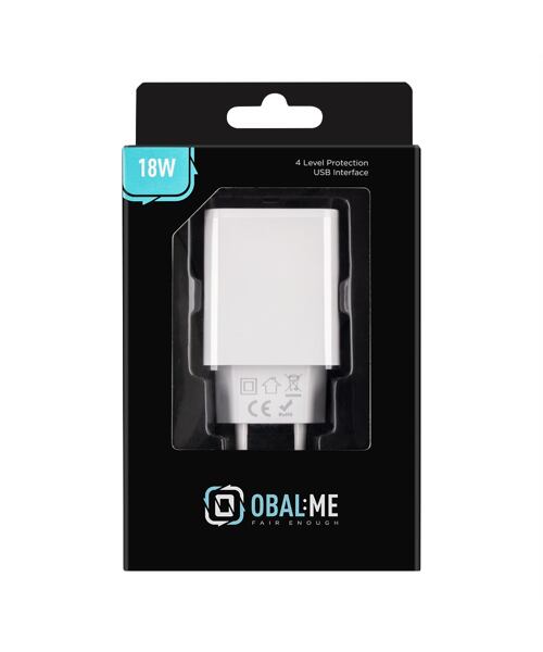 OBAL:ME Cestovní Nabíječka USB-A 18W White