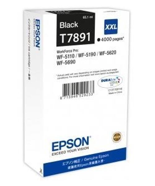 WF-5xxx Series Ink Cartridge XXL Black T7891