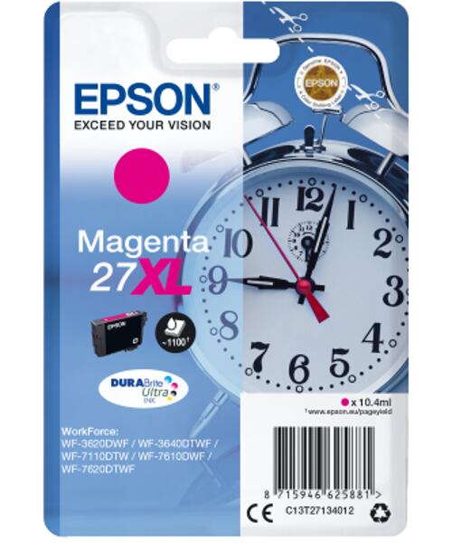 Epson Singlepack Magenta 27XL DURABrite Ultra Ink