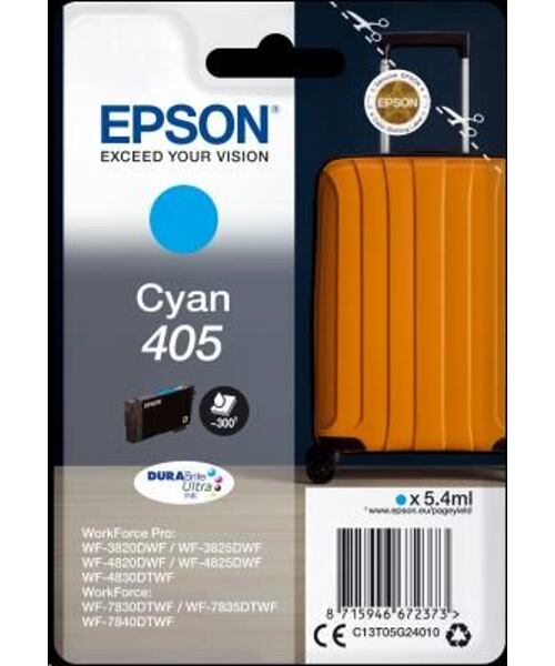 Epson Singlepack Cyan 405 DURABrite Ultra Ink