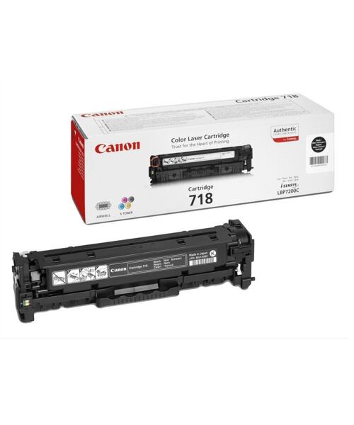 Canon toner CRG-718BK, černy
