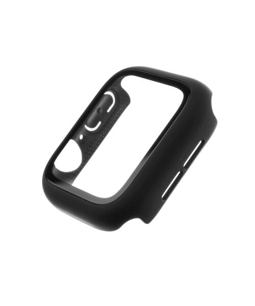 Ochranné pouzdro FIXED Pure+ s temperovaným sklem pro Apple Watch Series 7 45mm, černé