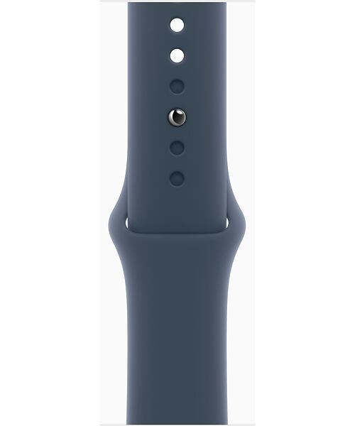 Apple Watch Series 9 GPS 41mm S/M Silver Aluminium Case with Sport Band Storm Blue