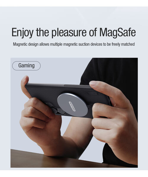 Nillkin Super Frosted PRO Magnetic Zadní Kryt pro Samsung Galaxy S24 Ultra Black