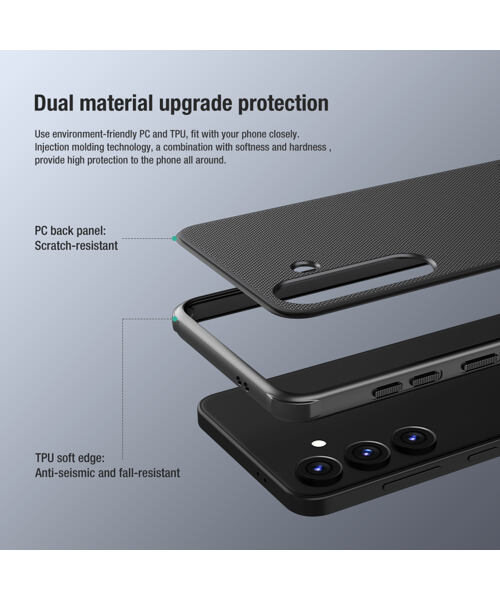 Nillkin Super Frosted PRO Zadní Kryt pro Samsung Galaxy S24 Ultra Black