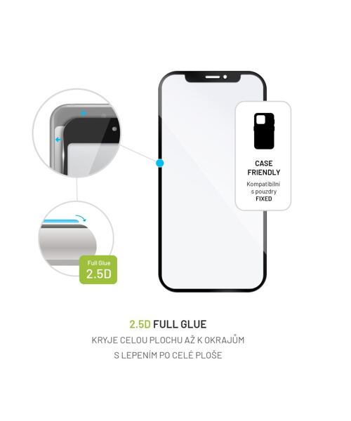 Ochranné tvrzené sklo FIXED Full-Cover pro Samsung Galaxy Xcover 7 5G, černé