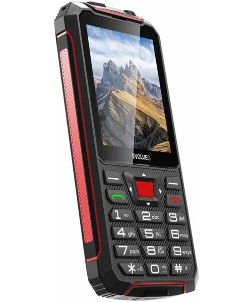 EVOLVEO StrongPhone W4 Black Red