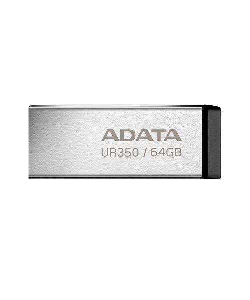 ADATA UR350/64GB/USB 3.2/USB-A/Černá