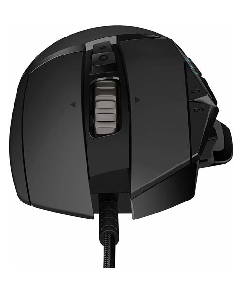 Logitech G502 HERO/Herní/Optická/Pro praváky/25 600 DPI/Drátová USB/Černá