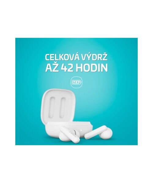 LAMAX Clips1 Plus - špuntová sluchátka - bílé