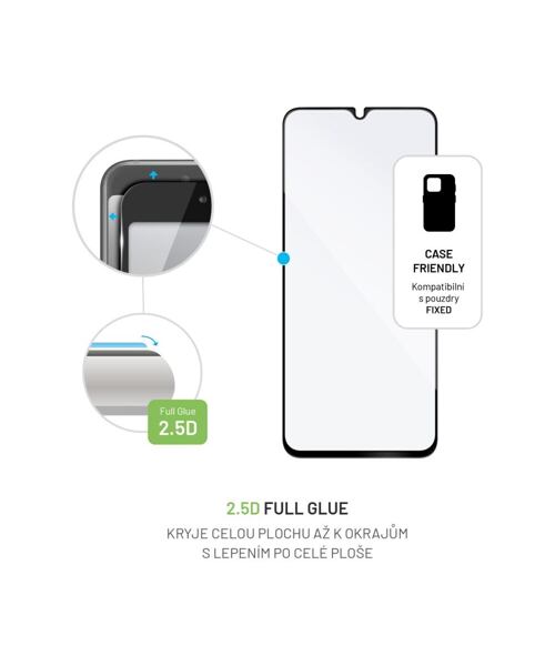 Ochranné tvrzené sklo FIXED Full-Cover pro Samsung Galaxy A05, černé