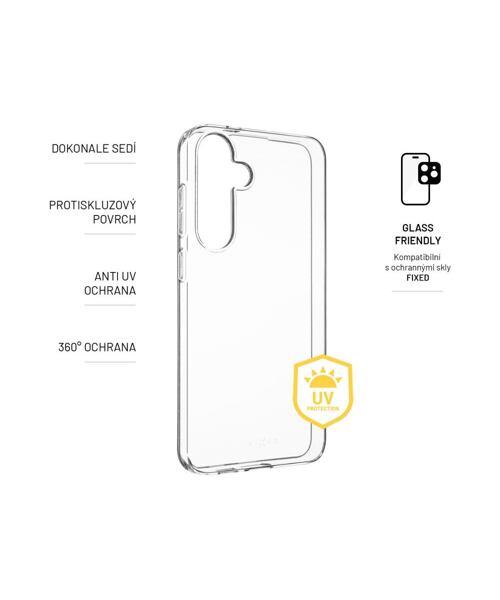 TPU gelový kryt FIXED Story AntiUV pro Samsung Galaxy S24+, čirý