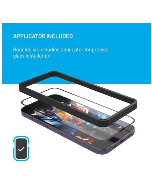 Prémiové ochranné tvrzené sklo FIXED Armor s aplikátorem pro Samsung Galaxy S24+, černé