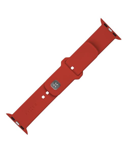 Set silikonových řemínků FIXED Silicone Sporty Strap pro Apple Watch Ultra 49mm, červený