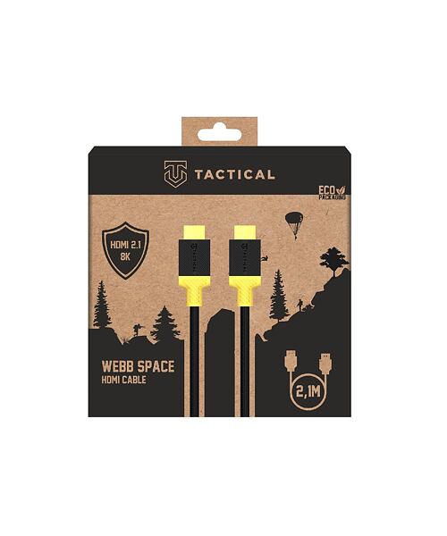Tactical Webb Space HDMI 2.1 8K 2,1m Black/Yellow